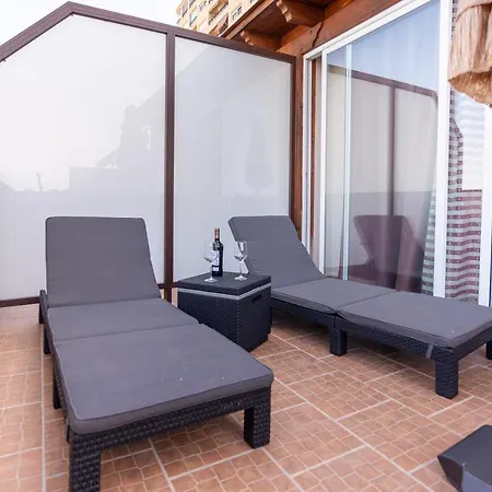 Duplex De Lujo En La Playa , Jacuzzy, Piscina, Chimenea Y Padel Benalmadena