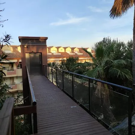 Duplex De Lujo En La Playa , Jacuzzy, Piscina, Chimenea Y Padel Appartamento